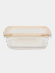 Ланч-бокс контейнер для еды, Емкость для хранения продуктов 0,37л (15 х 11,5 х 5,5 см)