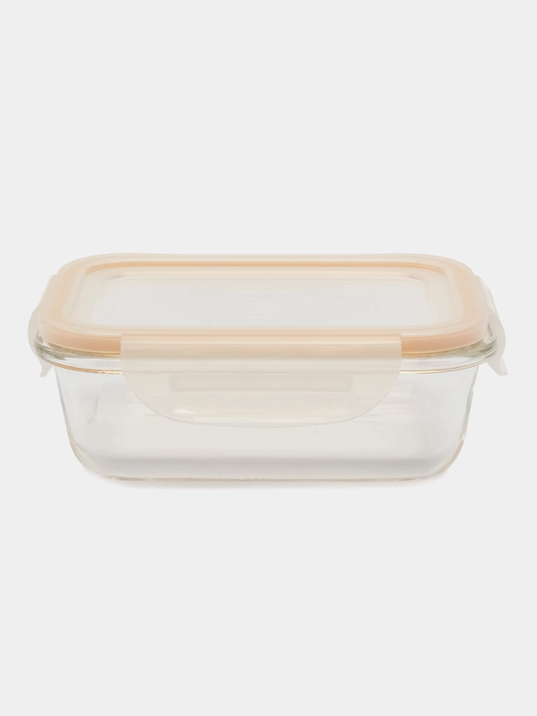 Ланч-бокс контейнер для еды, Емкость для хранения продуктов 0,37л (15 х 11,5 х 5,5 см)