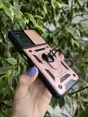 Розовый чехол противоударный armors для Xiaomi Redmi Note 10 5G и Poco M3 Pro и Redmi Note 10T