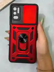 Красный чехол противоударный armors для Xiaomi Redmi Note 10 5G и Poco M3 Pro и Redmi Note 10T