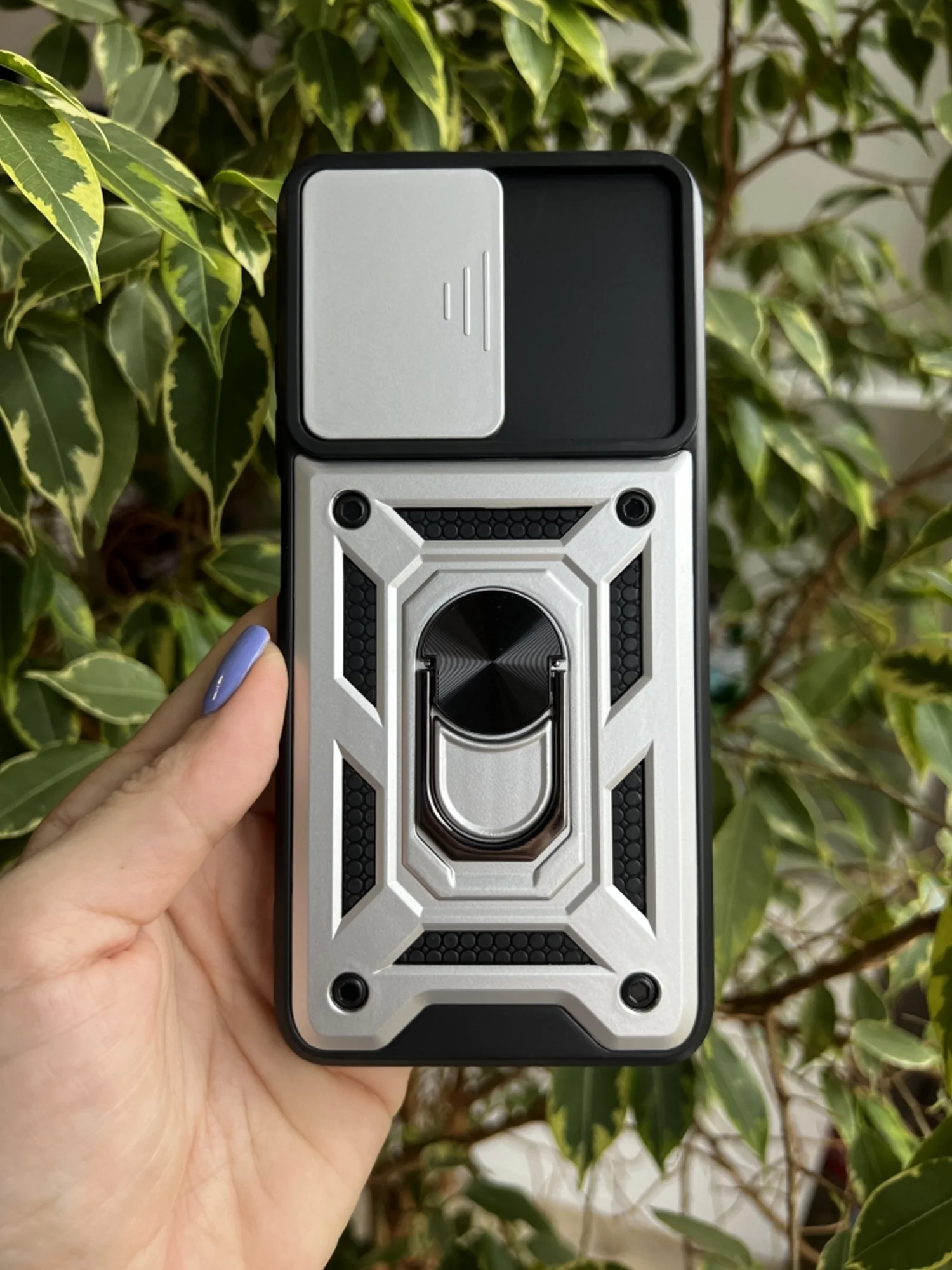 Серебряный чехол противоударный armors для Xiaomi Redmi Note 10 5G и Poco M3 Pro и Redmi Note 10T