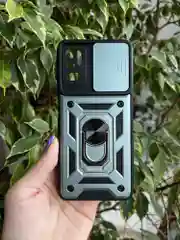 Зеленый чехол противоударный armors для Xiaomi Redmi Note 10 5G и Poco M3 Pro и Redmi Note 10T