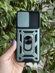 Зеленый чехол противоударный armors для Xiaomi Redmi Note 10 5G и Poco M3 Pro и Redmi Note 10T