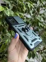 Зеленый чехол противоударный armors для Xiaomi Redmi Note 10 5G и Poco M3 Pro и Redmi Note 10T