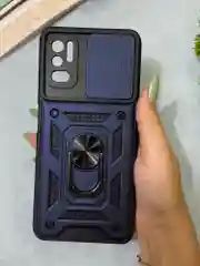 Темно-синий чехол противоударный armors для Xiaomi Redmi Note 10 5G и Poco M3 Pro и Redmi Note 10T