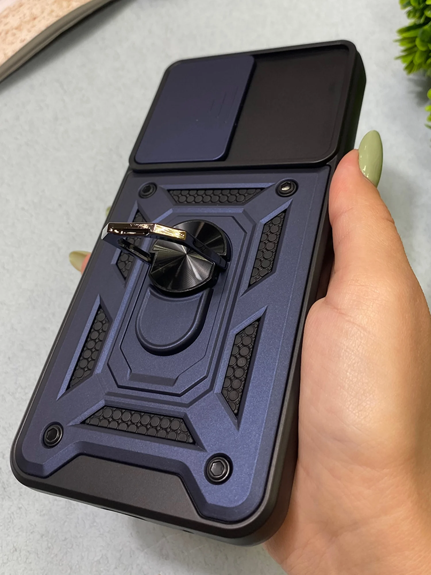 Темно-синий чехол противоударный armors для Xiaomi Redmi Note 10 5G и Poco M3 Pro и Redmi Note 10T