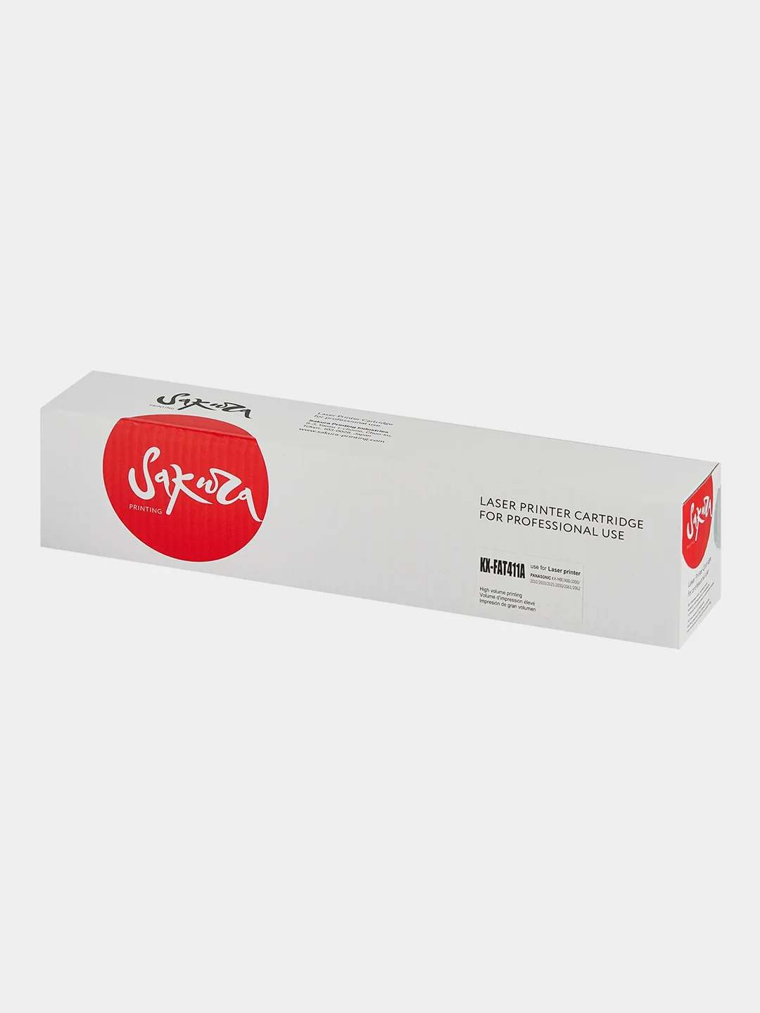 Картридж KXFAT411A для Panasonic, лазерный, черный, 2000 страниц, Sakura