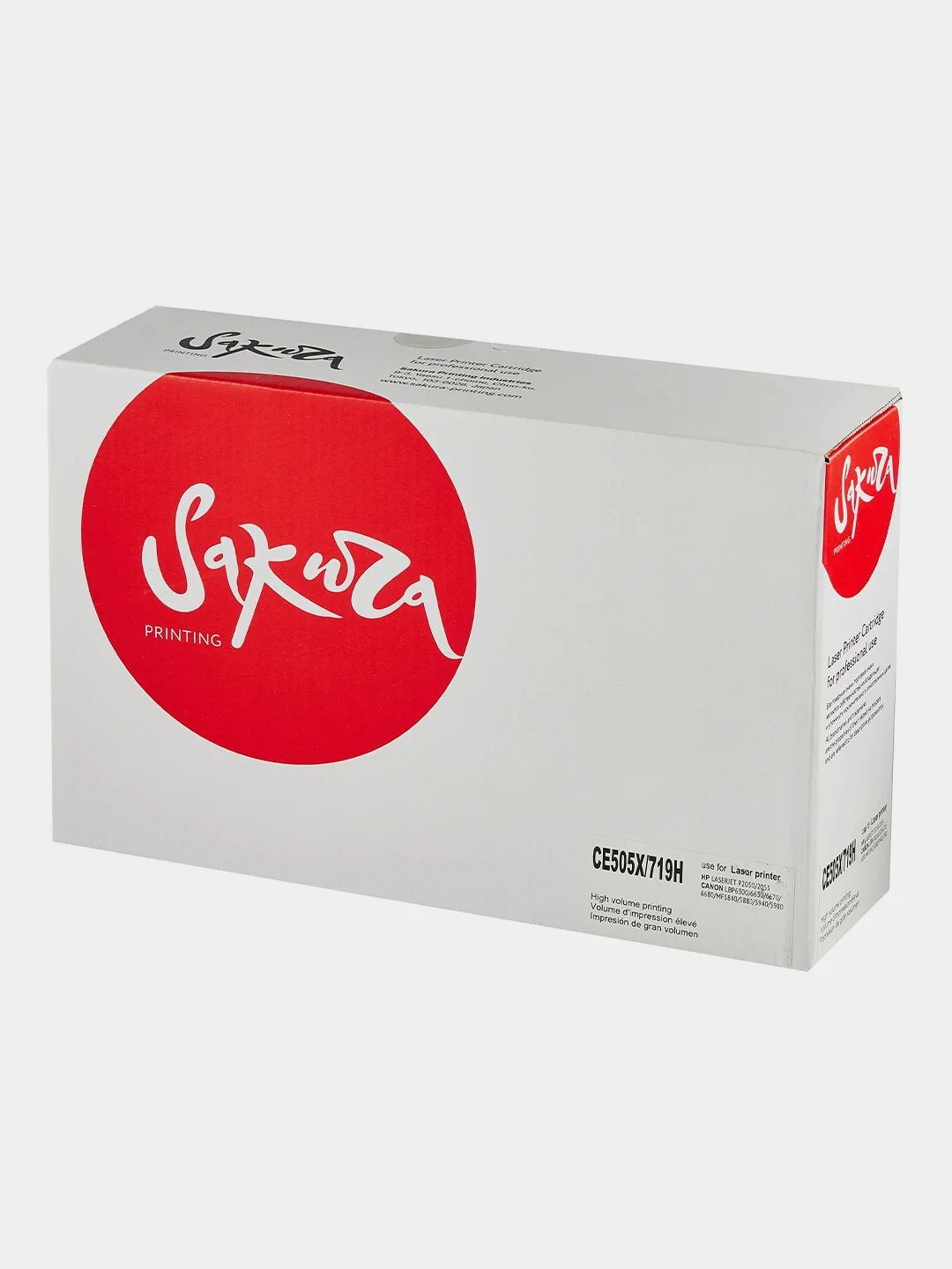 CE505X/CRG719H Картридж для HP/ Canon лазерный, черный, 6400 страниц, Sakura