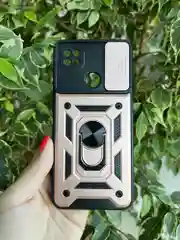 Розовый чехол противоударный armors для Xiaomi Redmi 9C и 10A / Редми 9С и 10А с защитой камеры