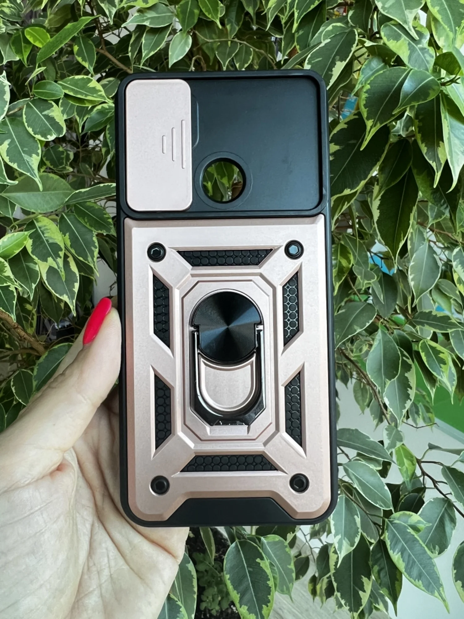 Розовый чехол противоударный armors для Xiaomi Redmi 9C и 10A / Редми 9С и 10А с защитой камеры