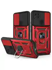 Красный чехол противоударный armors для Xiaomi Redmi 9C и 10A / Редми 9С и 10А с защитой камеры