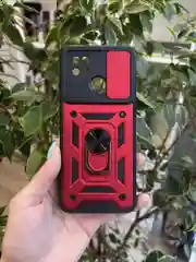 Красный чехол противоударный armors для Xiaomi Redmi 9C и 10A / Редми 9С и 10А с защитой камеры