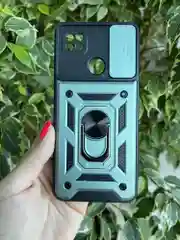 Зеленый чехол противоударный armors для Xiaomi Redmi 9C и 10A / Редми 9С и 10А с защитой камеры