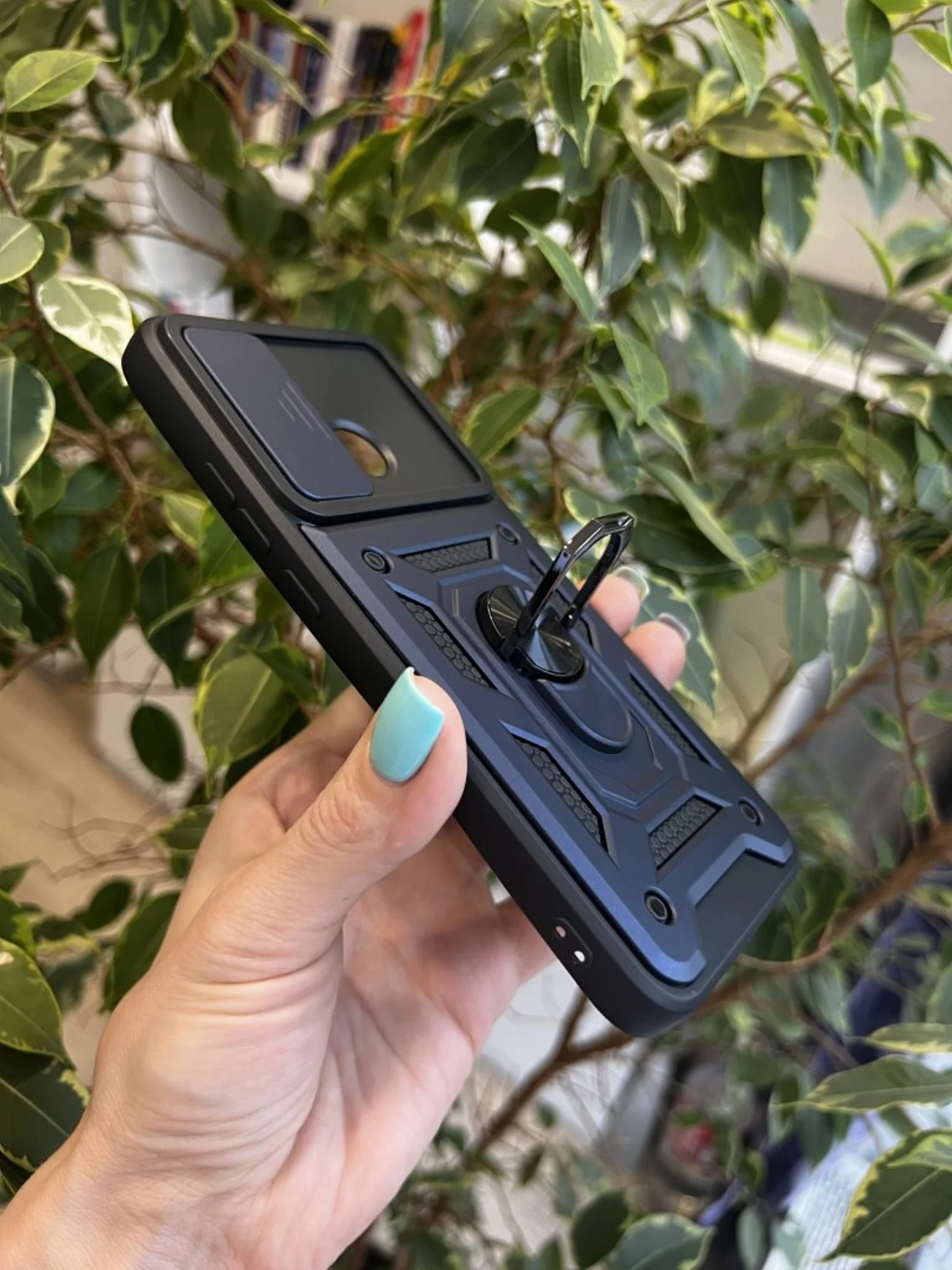 Темно-синий чехол противоударный armors для Xiaomi Redmi 9C и 10A / Редми 9С и 10А с защитой камеры