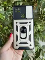 Золотой чехол противоударный armors для Xiaomi Redmi 9C и 10A / Редми 9С и 10А с защитой камеры