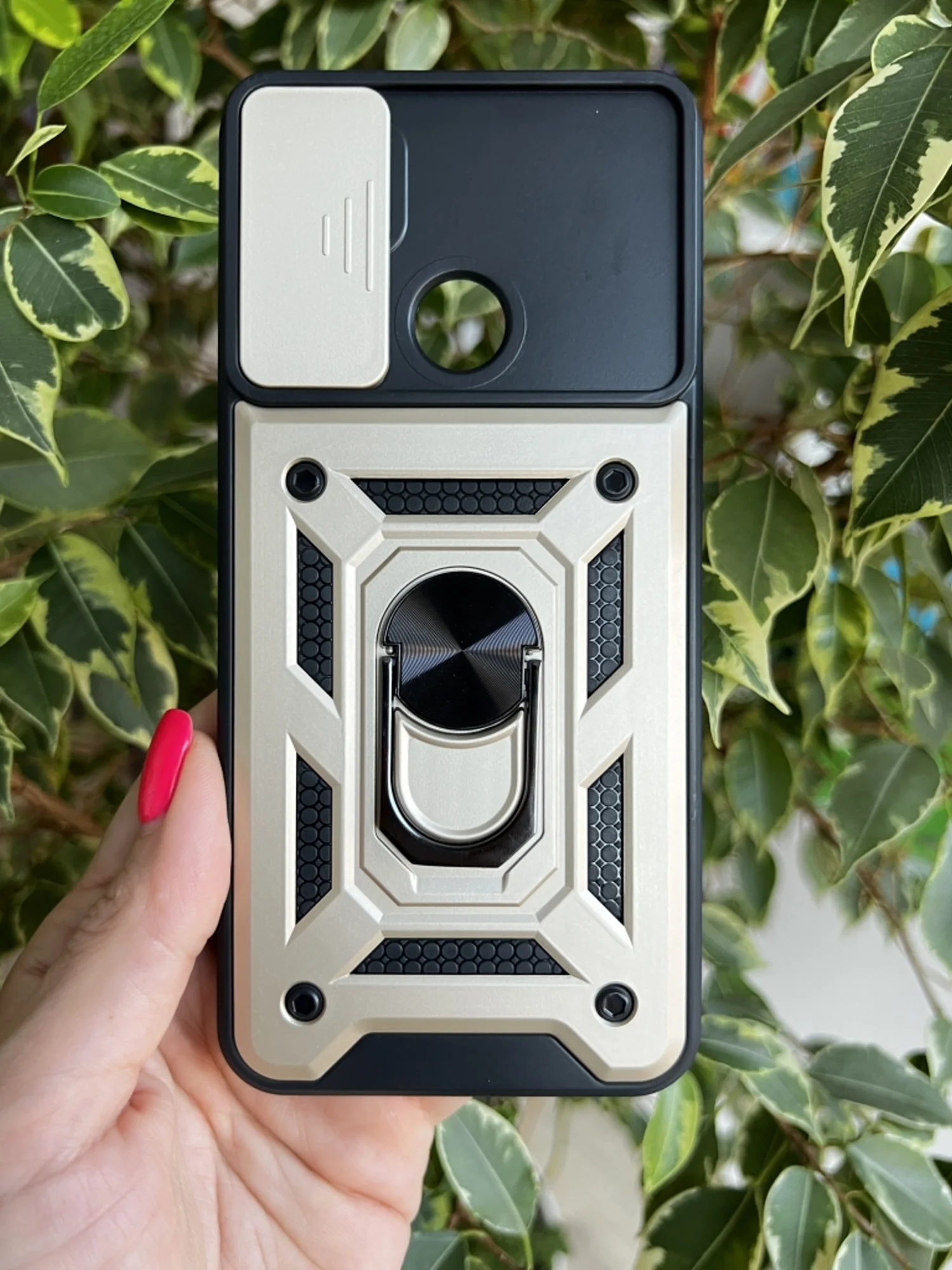 Золотой чехол противоударный armors для Xiaomi Redmi 9C и 10A / Редми 9С и 10А с защитой камеры