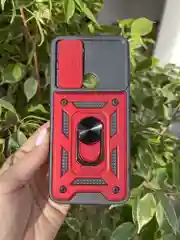 Красный чехол противоударный armors для Xiaomi Redmi A1+ и A2+ и Poco C51 с защитой камеры