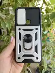 Серебряный чехол противоударный armors для Xiaomi Redmi A1+ и A2+ и Poco C51 с защитой камеры