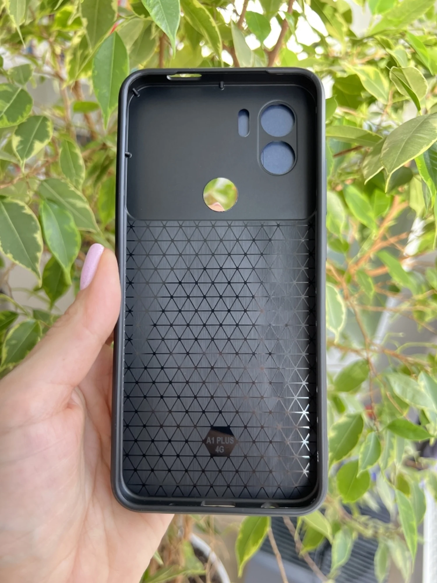 Темно-синий чехол противоударный armors для Xiaomi Redmi A1+ и A2+ и Poco C51 с защитой камеры