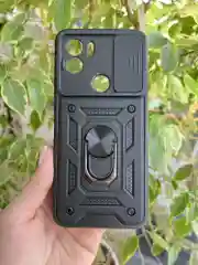 Черный чехол противоударный armors для Xiaomi Redmi A1+ и A2+ и Poco C51 с защитой камеры