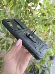 Черный чехол противоударный armors для Xiaomi Redmi A1+ и A2+ и Poco C51 с защитой камеры