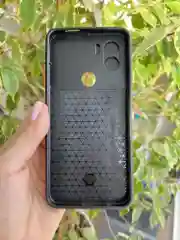 Черный чехол противоударный armors для Xiaomi Redmi A1+ и A2+ и Poco C51 с защитой камеры
