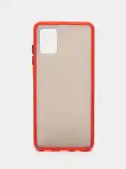 Красный чехол для Samsung A51 защитный матовый