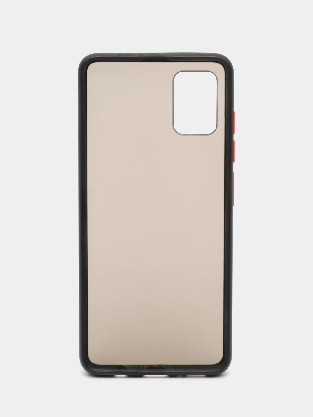 Черный чехол для Samsung A51 защитный матовый