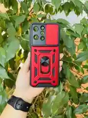 Красный чехол противоударный armors для Xiaomi Redmi 12 4G / Редми 12 4G с защитой камеры