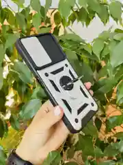Серебряный чехол противоударный armors для Xiaomi Redmi 12 4G / Редми 12 4G с защитой камеры