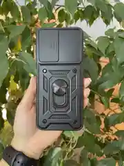 Черный чехол противоударный armors для Xiaomi Redmi 12 4G / Редми 12 4G с защитой камеры