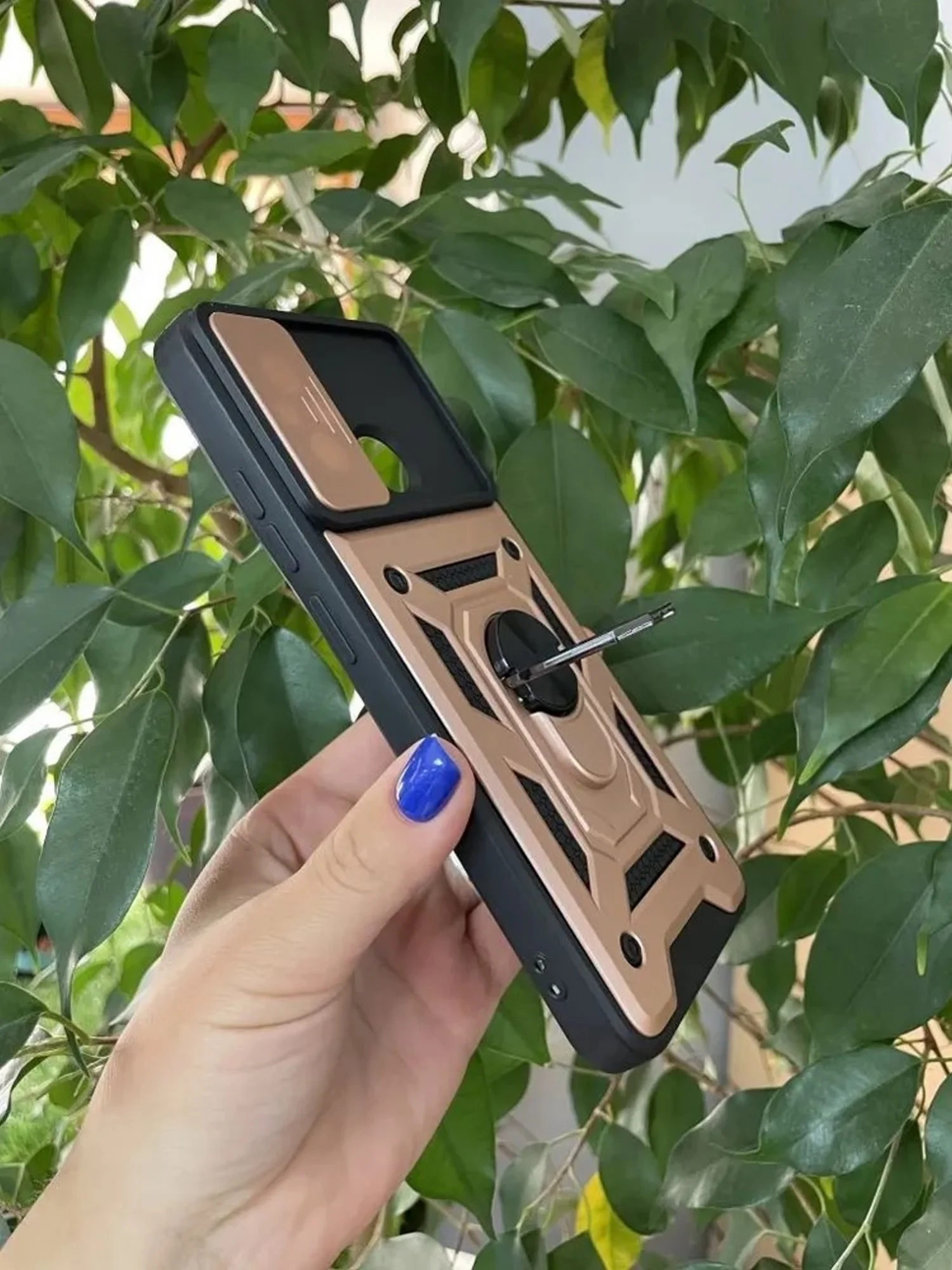 Розовый чехол противоударный armors для Xiaomi Redmi 12C / Редми 12С с защитой камеры
