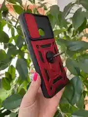 Красный чехол противоударный armors для Xiaomi Redmi 12C / Редми 12С с защитой камеры