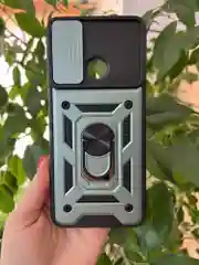 Зеленый чехол противоударный armors для Xiaomi Redmi 12C / Редми 12С с защитой камеры
