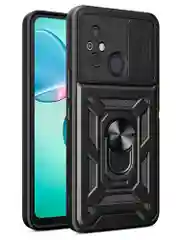 Черный чехол противоударный armors для Xiaomi Redmi 12C / Редми 12С с защитой камеры