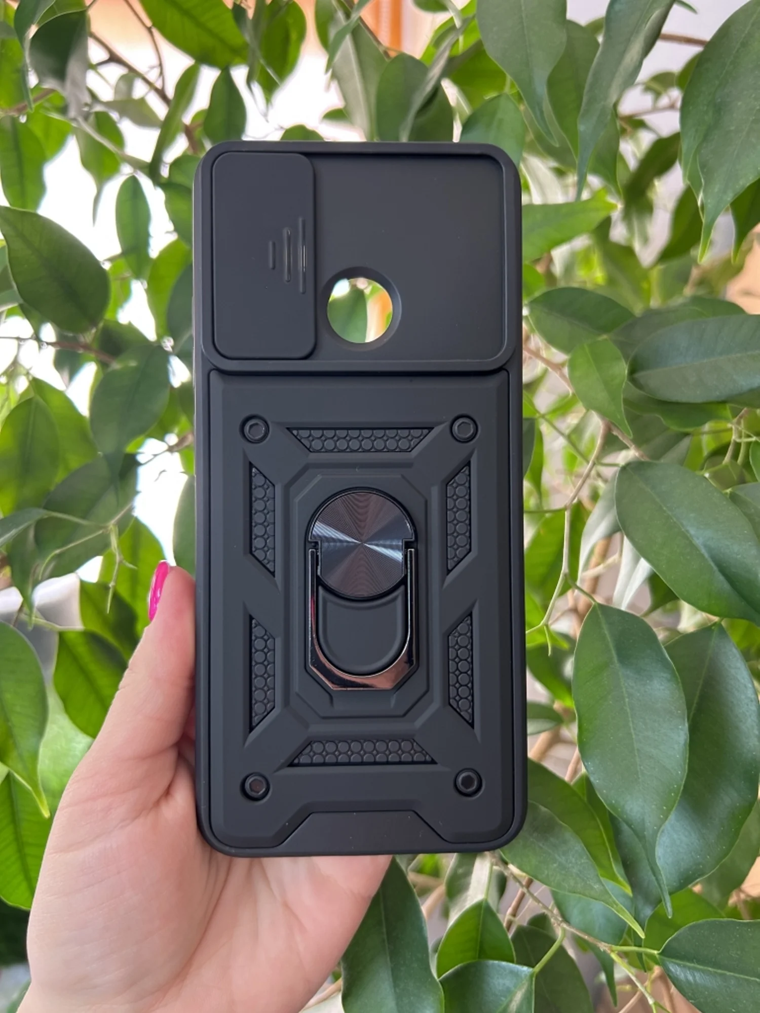 Черный чехол противоударный armors для Xiaomi Redmi 12C / Редми 12С с защитой камеры