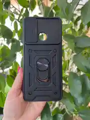 Черный чехол противоударный armors для Xiaomi Redmi 12C / Редми 12С с защитой камеры