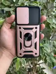 Розовый чехол противоударный armors для Xiaomi Redmi 10 / Редми 10 с защитой камеры