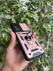 Розовый чехол противоударный armors для Xiaomi Redmi 10 / Редми 10 с защитой камеры