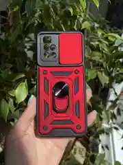 Красный чехол противоударный armors для Xiaomi Redmi 10 / Редми 10 с защитой камеры