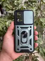 Зеленый чехол противоударный armors для Xiaomi Redmi 10 / Редми 10 с защитой камеры