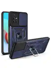 Темно-синий чехол противоударный armors для Xiaomi Redmi 10 / Редми 10 с защитой камеры