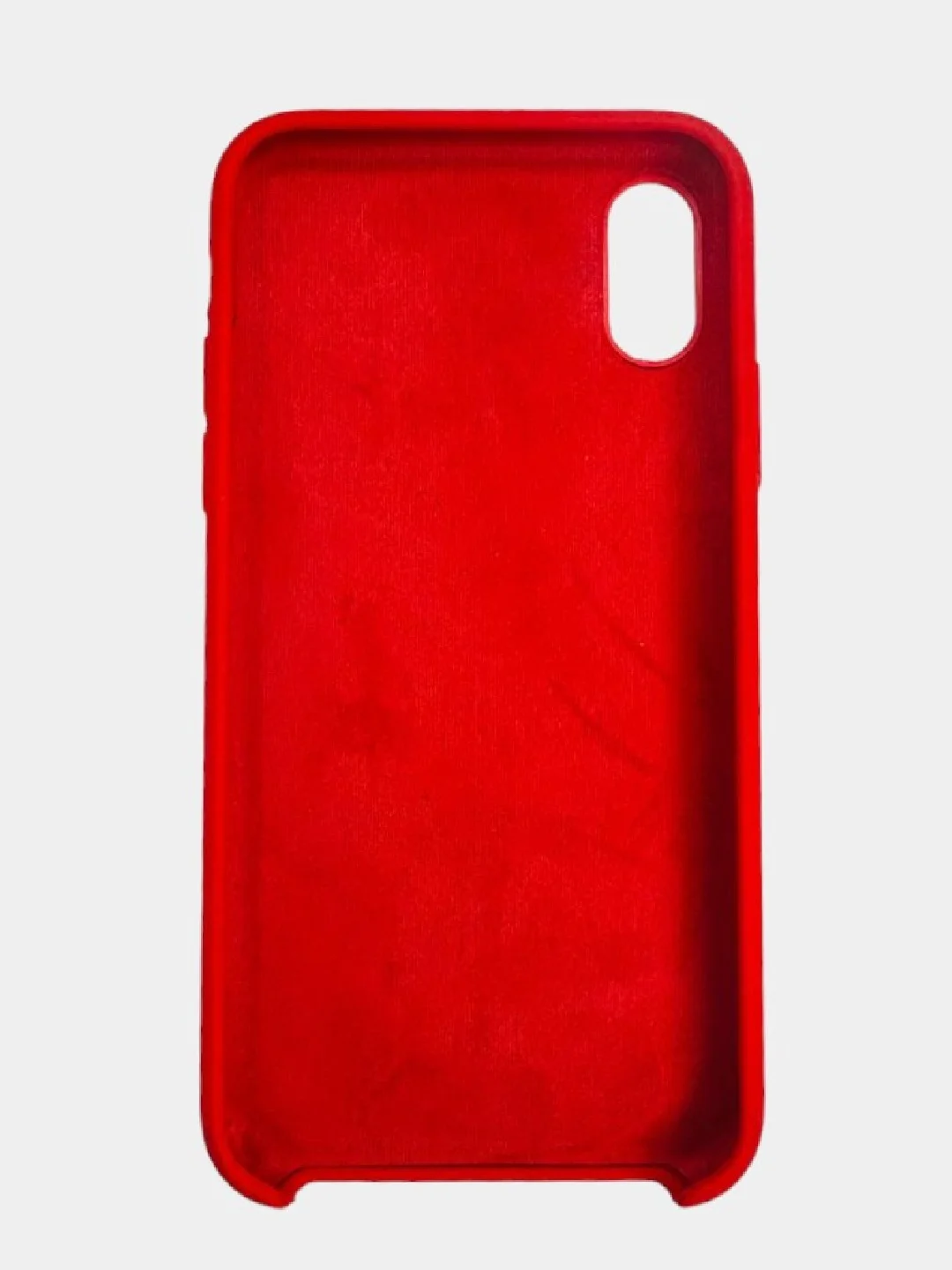 Чехол SILICONE COVER для iPhone X/XS, красный