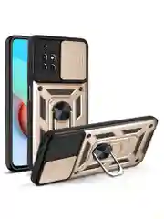 Золотой чехол противоударный armors для Xiaomi Redmi 10 / Редми 10 с защитой камеры