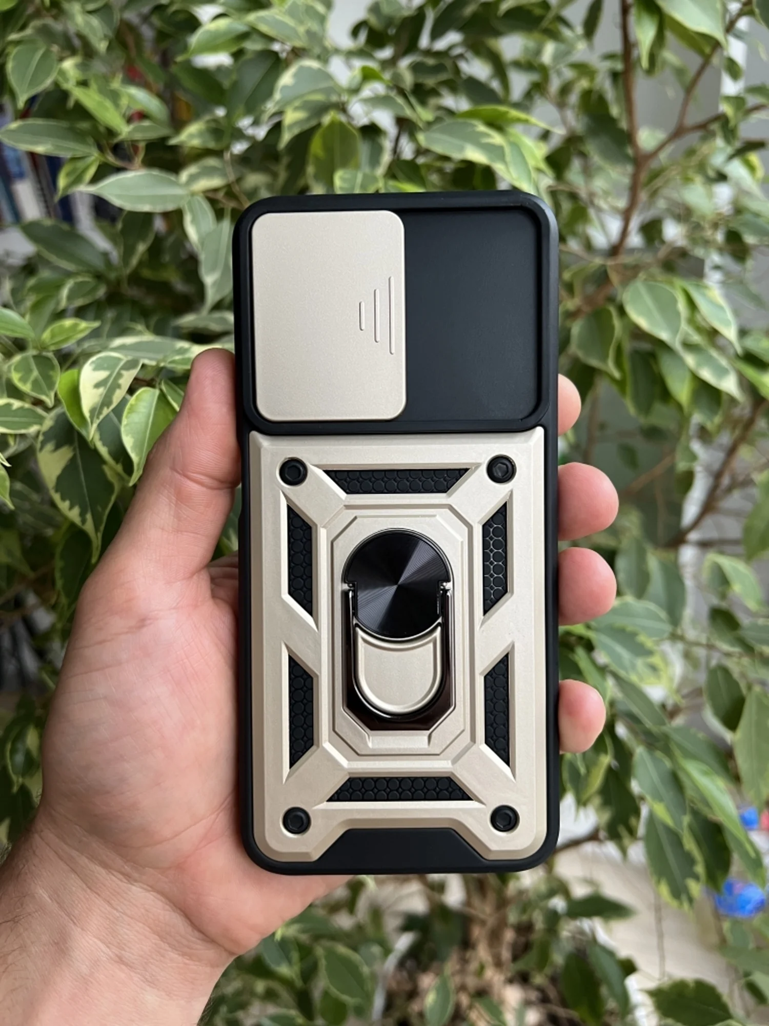 Золотой чехол противоударный armors для Xiaomi Redmi 10 / Редми 10 с защитой камеры