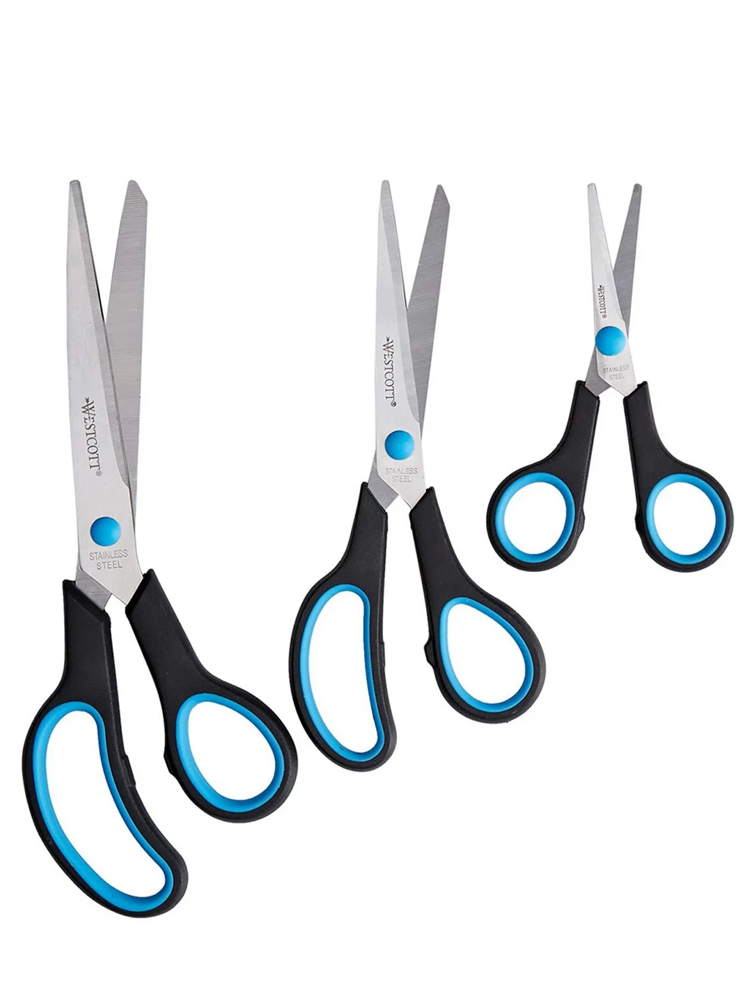 Ножницы для рукоделия  Westcott Easy Grip универсальные 3 шт