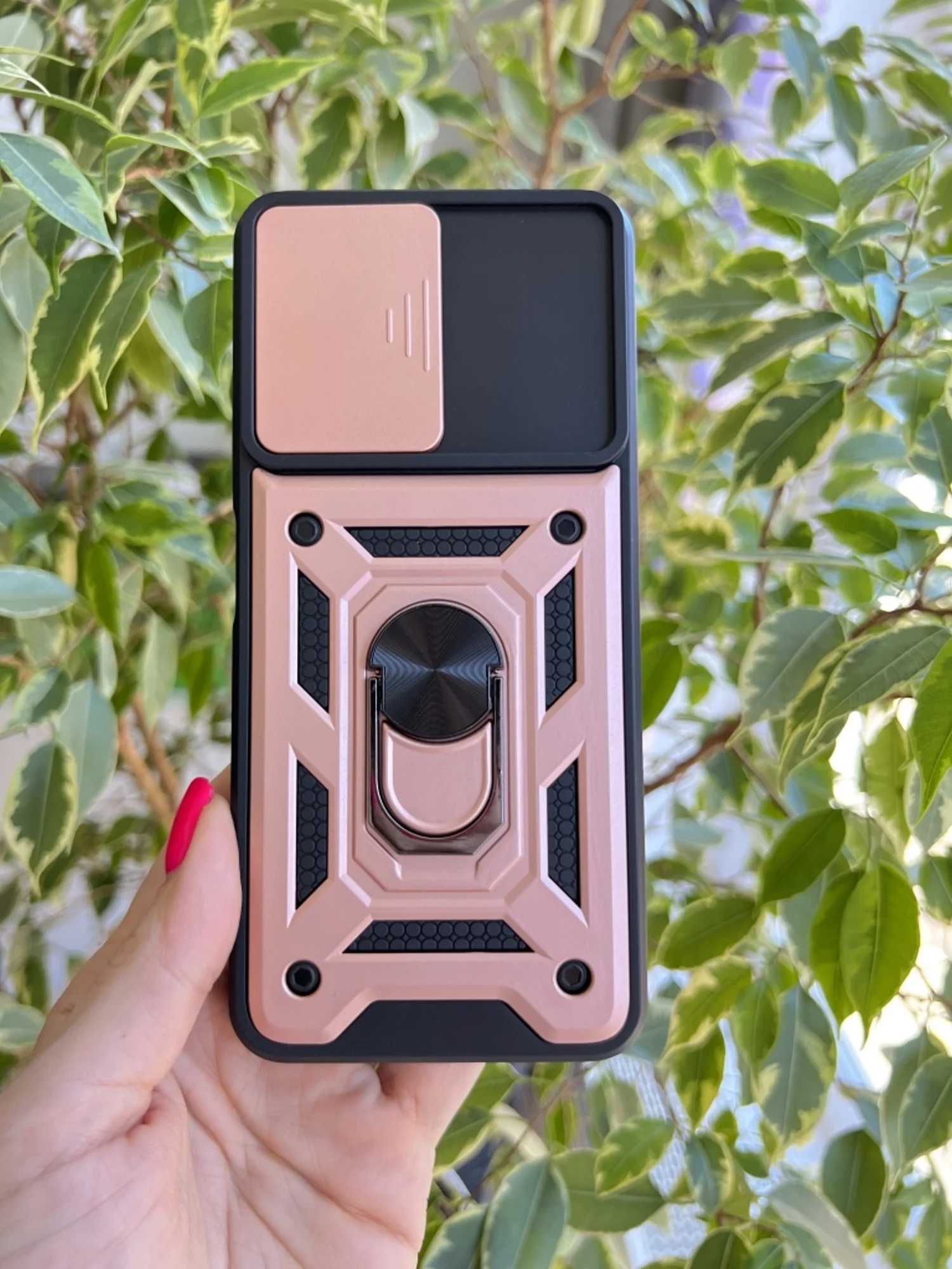 Розовый чехол противоударный armors для Xiaomi Poco X5 и Redmi Note 12 5G