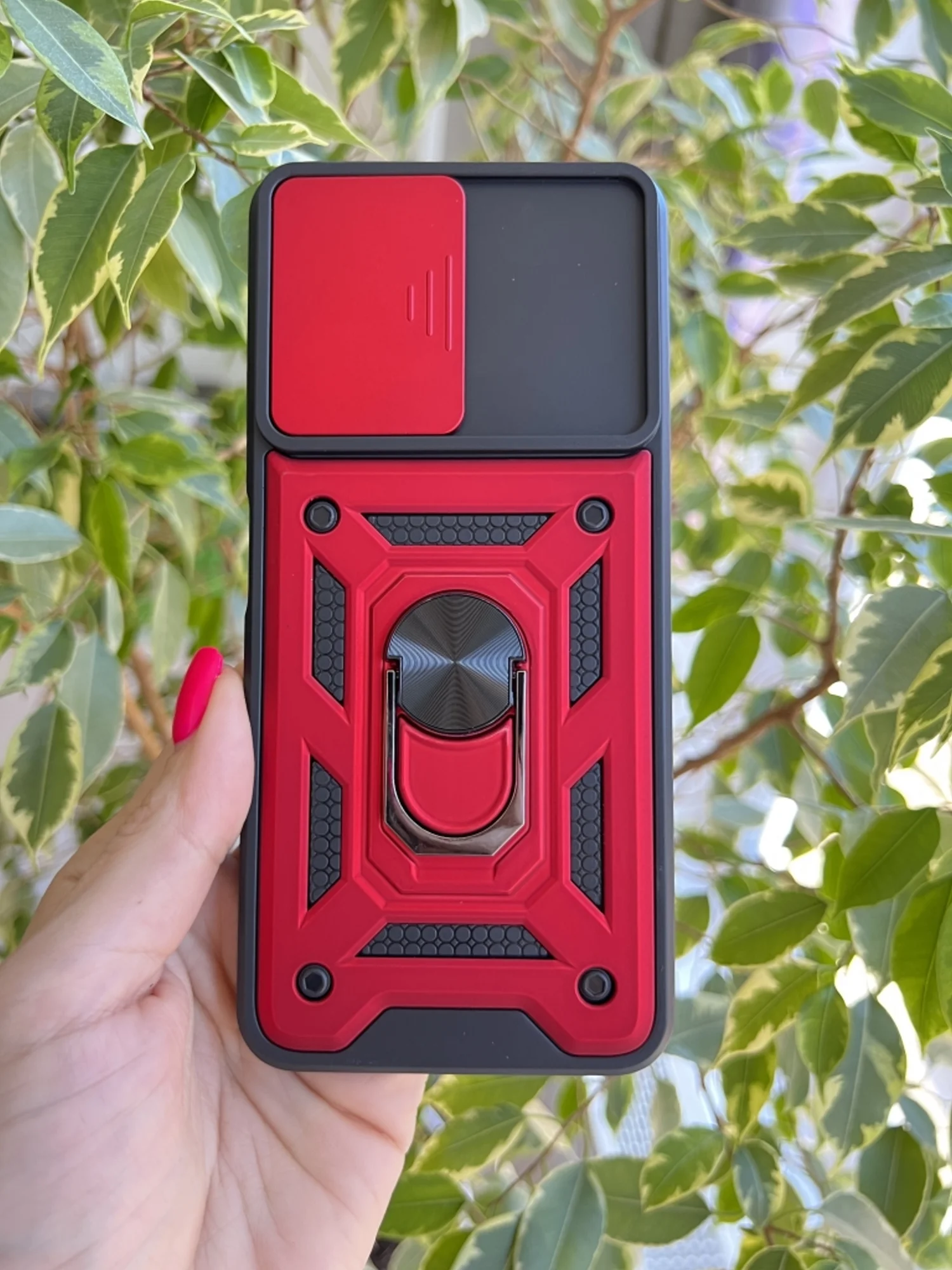 Красный чехол противоударный armors для Xiaomi Poco X5 и Redmi Note 12 5G