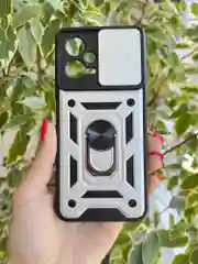 Серебряный чехол противоударный armors для Xiaomi Poco X5 и Redmi Note 12 5G