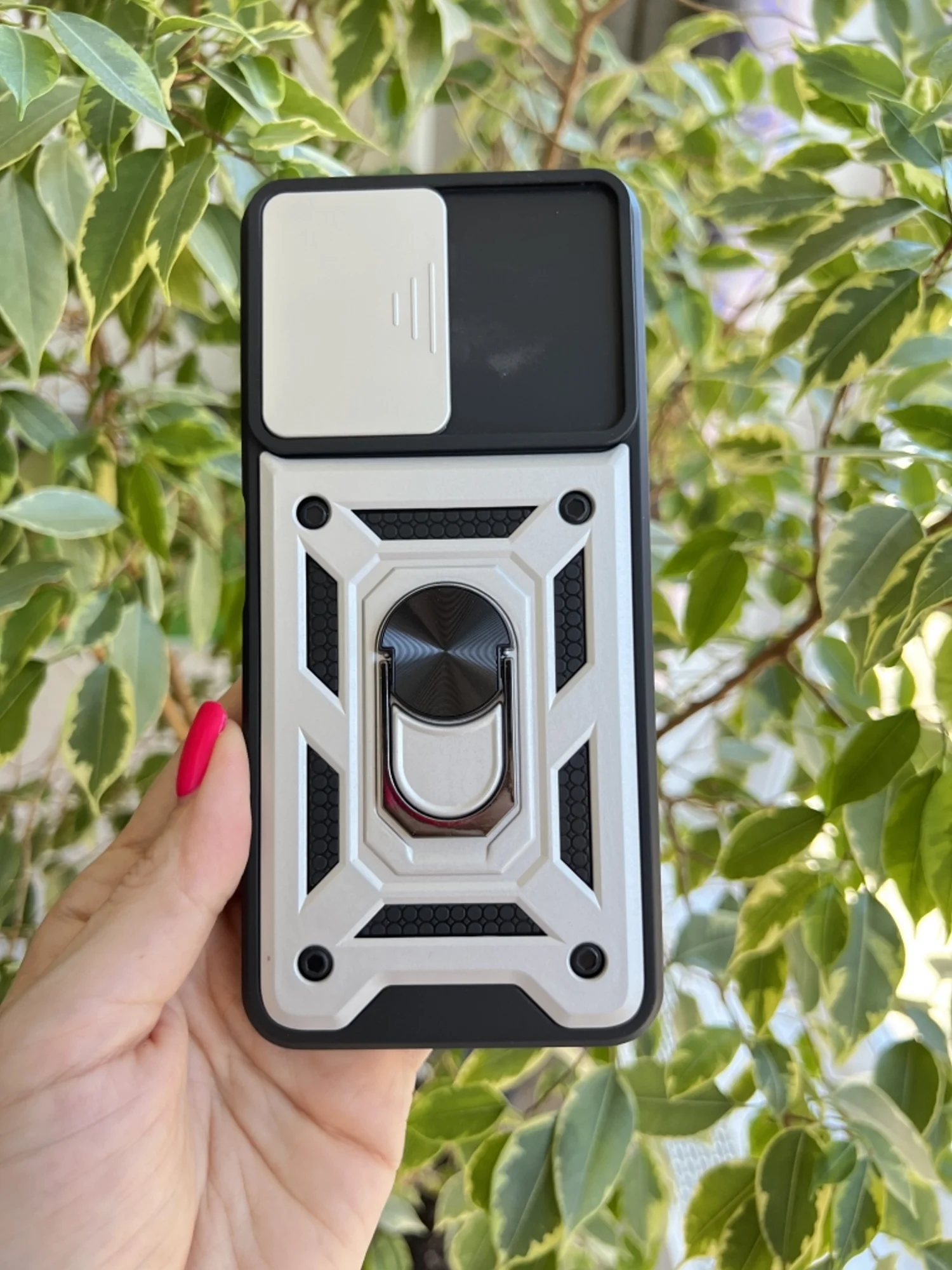 Серебряный чехол противоударный armors для Xiaomi Poco X5 и Redmi Note 12 5G
